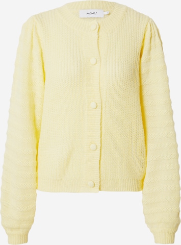 Moves Knit Cardigan in Yellow: front