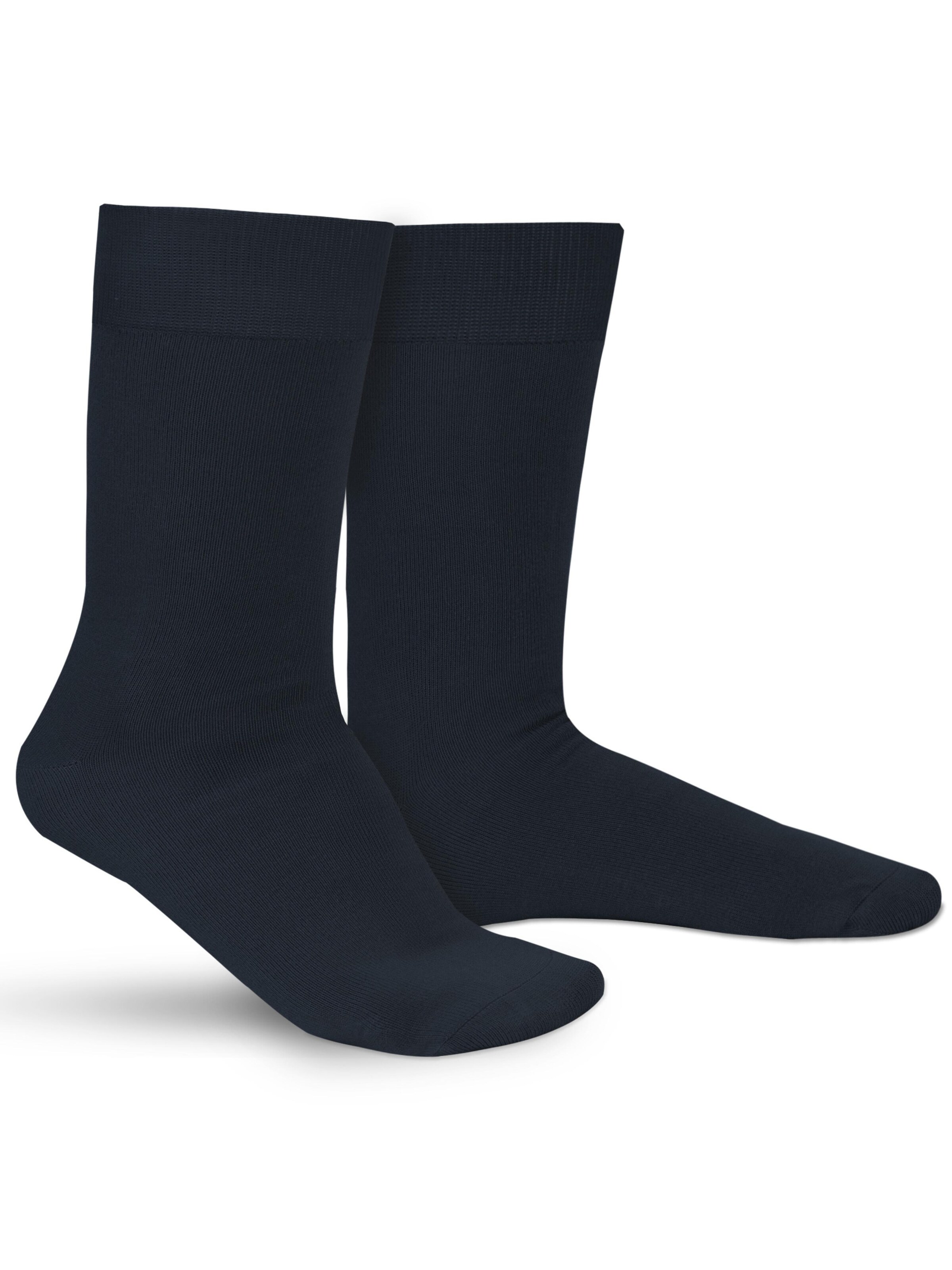 Hipperboo Sokken 'The Bamboo Classics Bamboe Sokken' in Blauw: voorkant