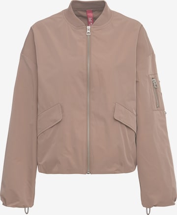 MANISA Tussenjas 'Blouson' in Beige: voorkant