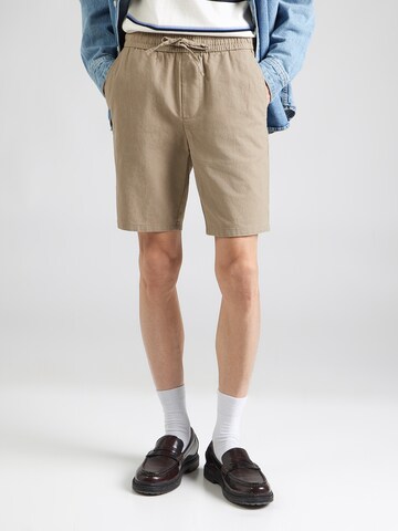 regular Pantaloni 'ONSLINUS' di Only & Sons in beige: frontale