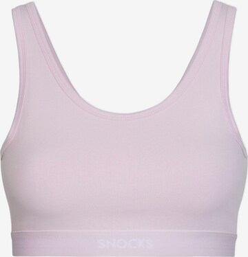 SNOCKS Bra in Pink: front