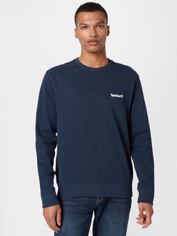 TIMBERLAND - Sweatshirt em azul: frente