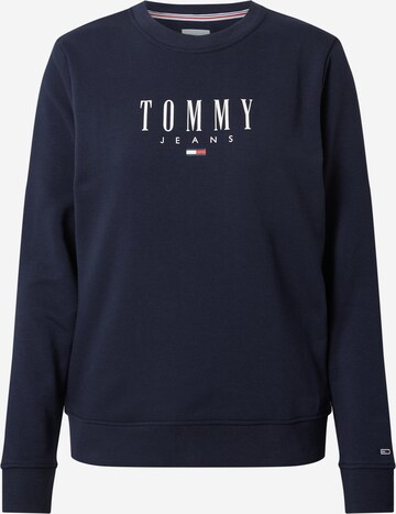 Tommy Jeans Mikina – modrá: přední strana