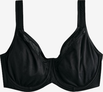 juoda Next Mažinanti Mažinanti liemenėlė: priekis