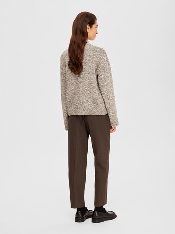 SELECTED FEMME Pullover 'Riba' in Braun