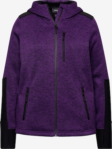 Ulla Popken Sweatvest in Lila: voorkant