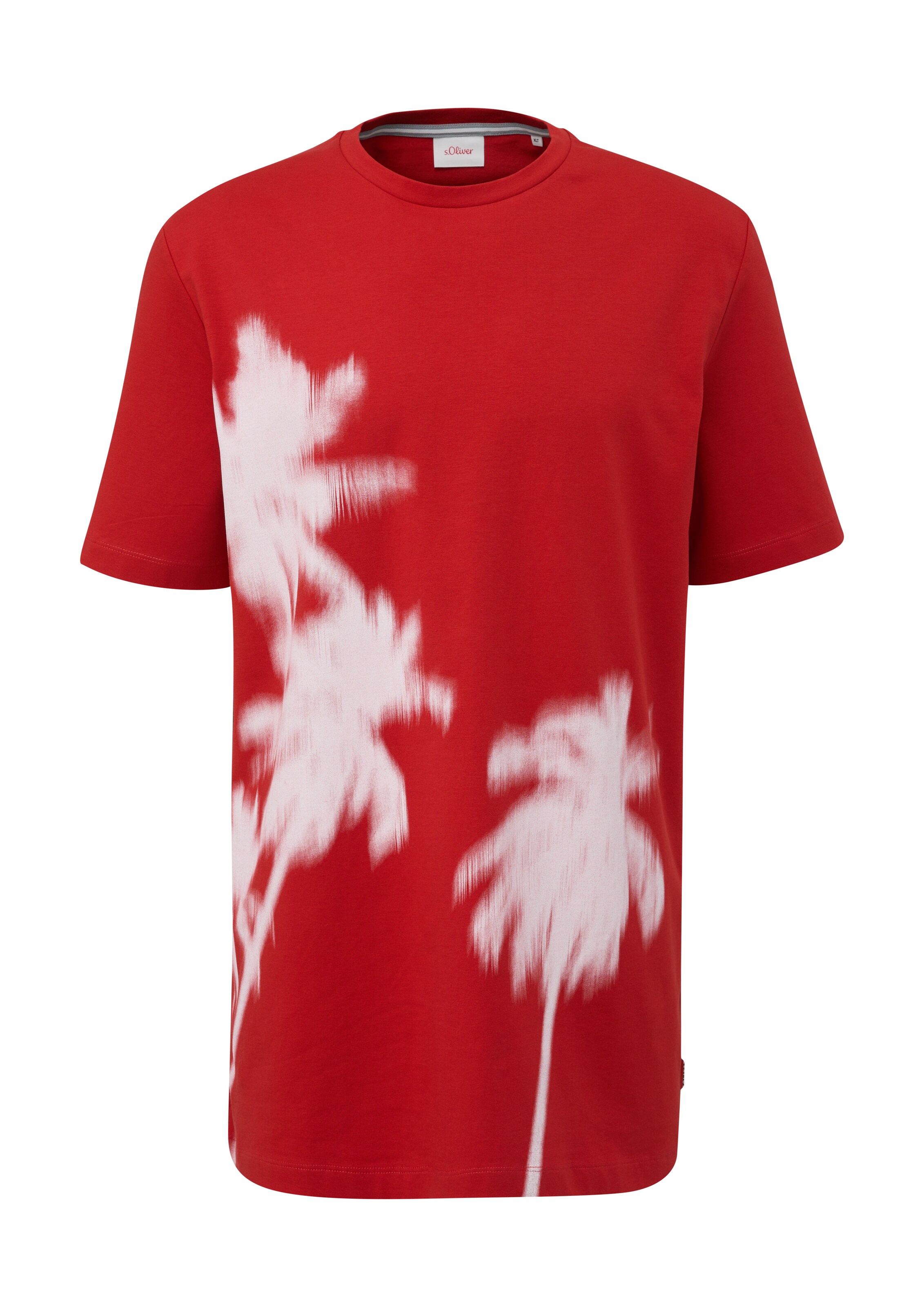 s.Oliver Men Big Sizes T-Shirt in Rot: Vorderseite