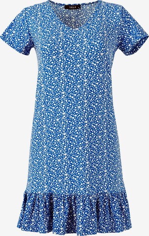 Robe LELA en bleu : devant