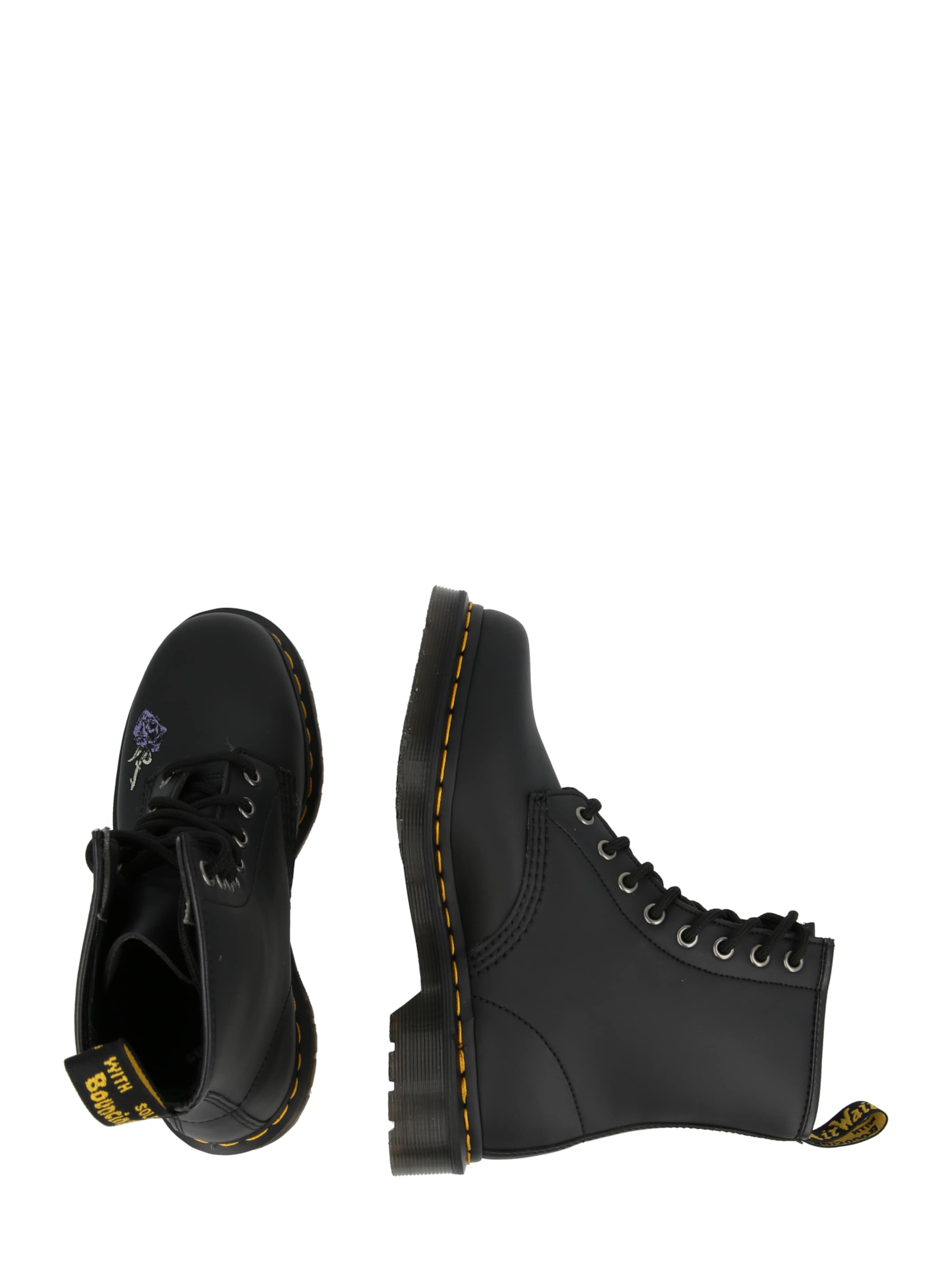 Stivaletto stringato '1460 Vonda' di Dr. Martens in nero
