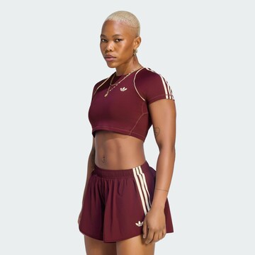 ADIDAS PERFORMANCE - Camisa funcionais 'Sst' em vermelho: frente
