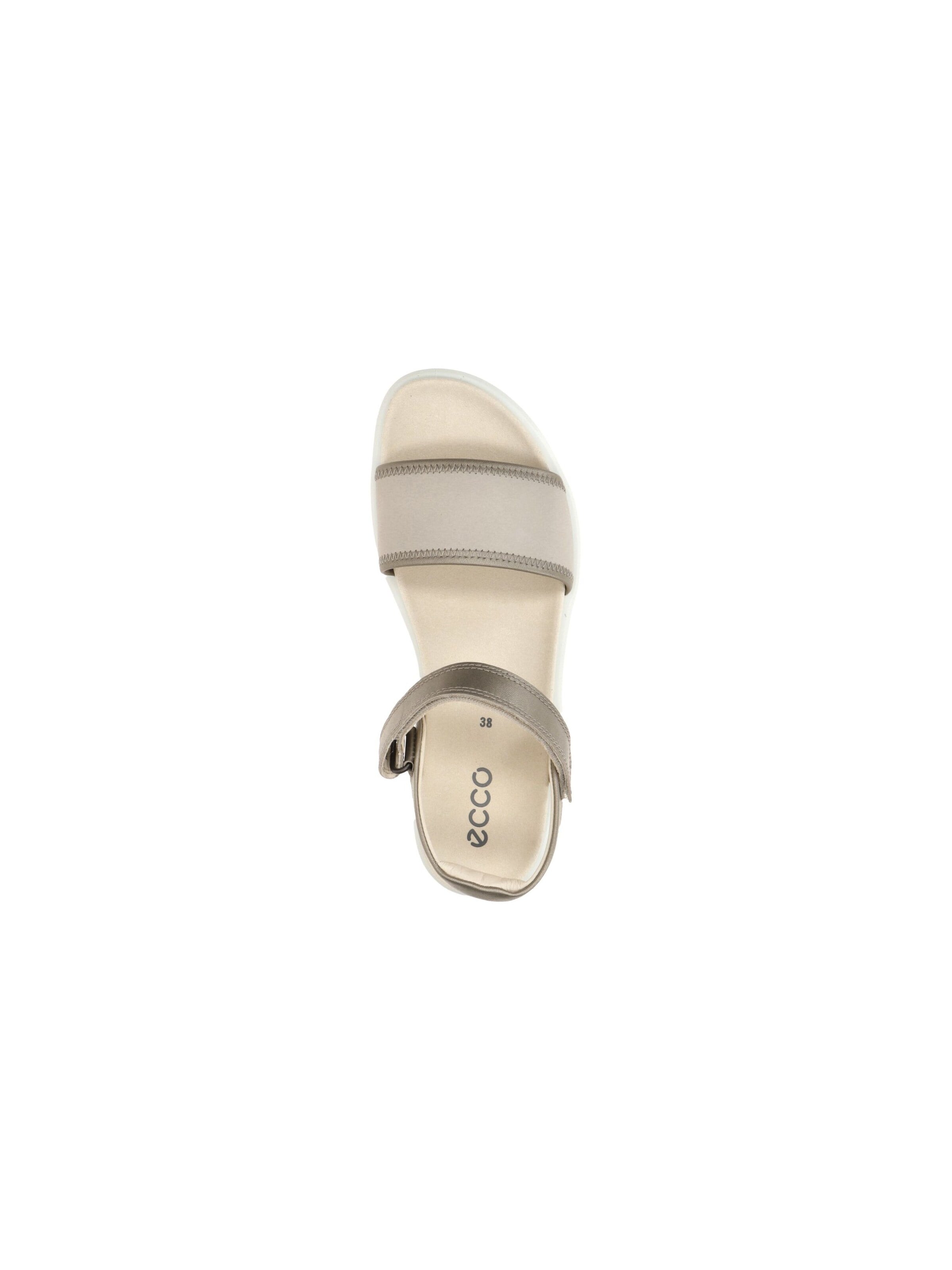 Sandalo 'Ecco Soft Sandalen grau metallic Riemen 238823' di ECCO in grigio