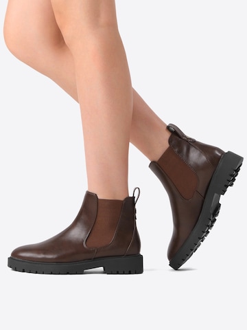 Boots 'DREAM PAIRS Damen Chelsea Boots Klassische Stiefeletten' di Dream Pairs in marrone