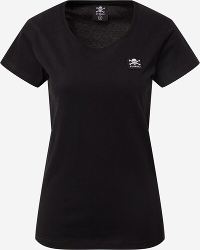 Tricou 'Totenkopf' FC St. Pauli pe negru / alb, Vizualizare produs