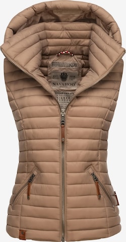 NAVAHOO Vest in Brown: front