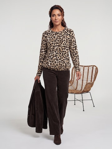 Olsen Shirt 'Hannah' in Braun: Vorderseite