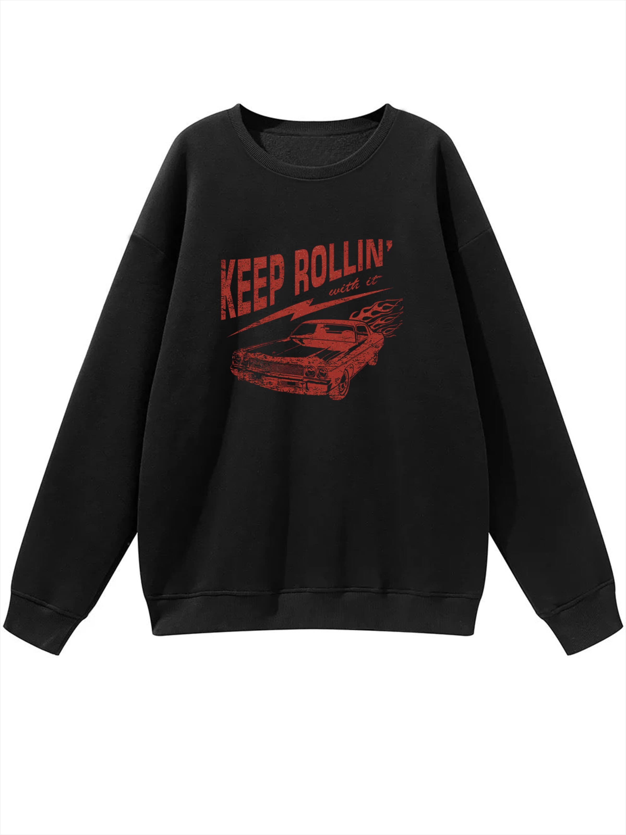 GORHEY - Sudadera en negro: frente