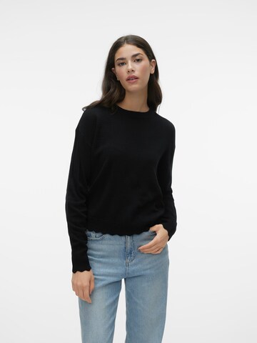 VERO MODA Pullover 'PEONY' in Schwarz: Vorderseite