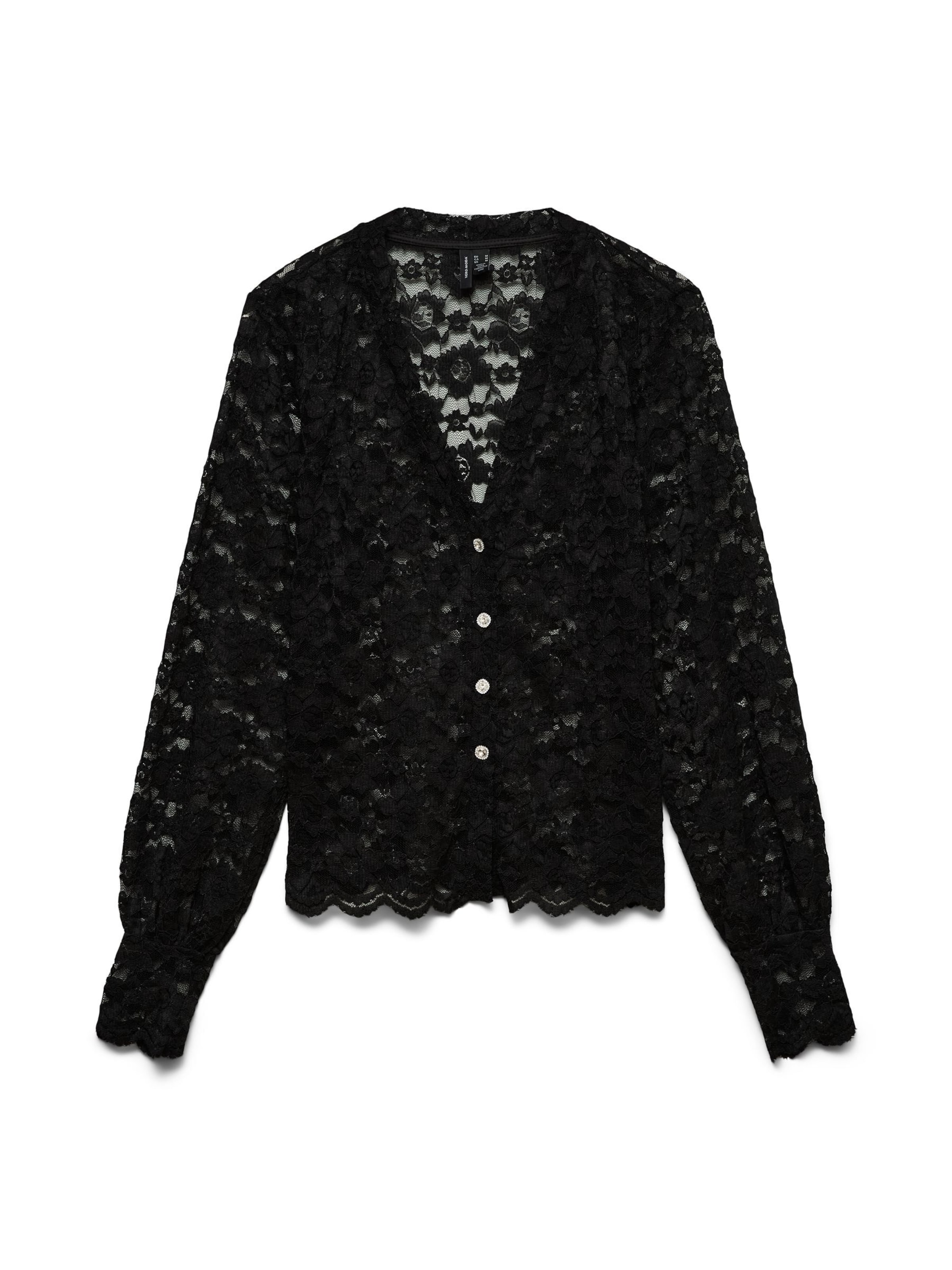 VERO MODA Chemisier 'VMDea' en noir, Vue avec produit