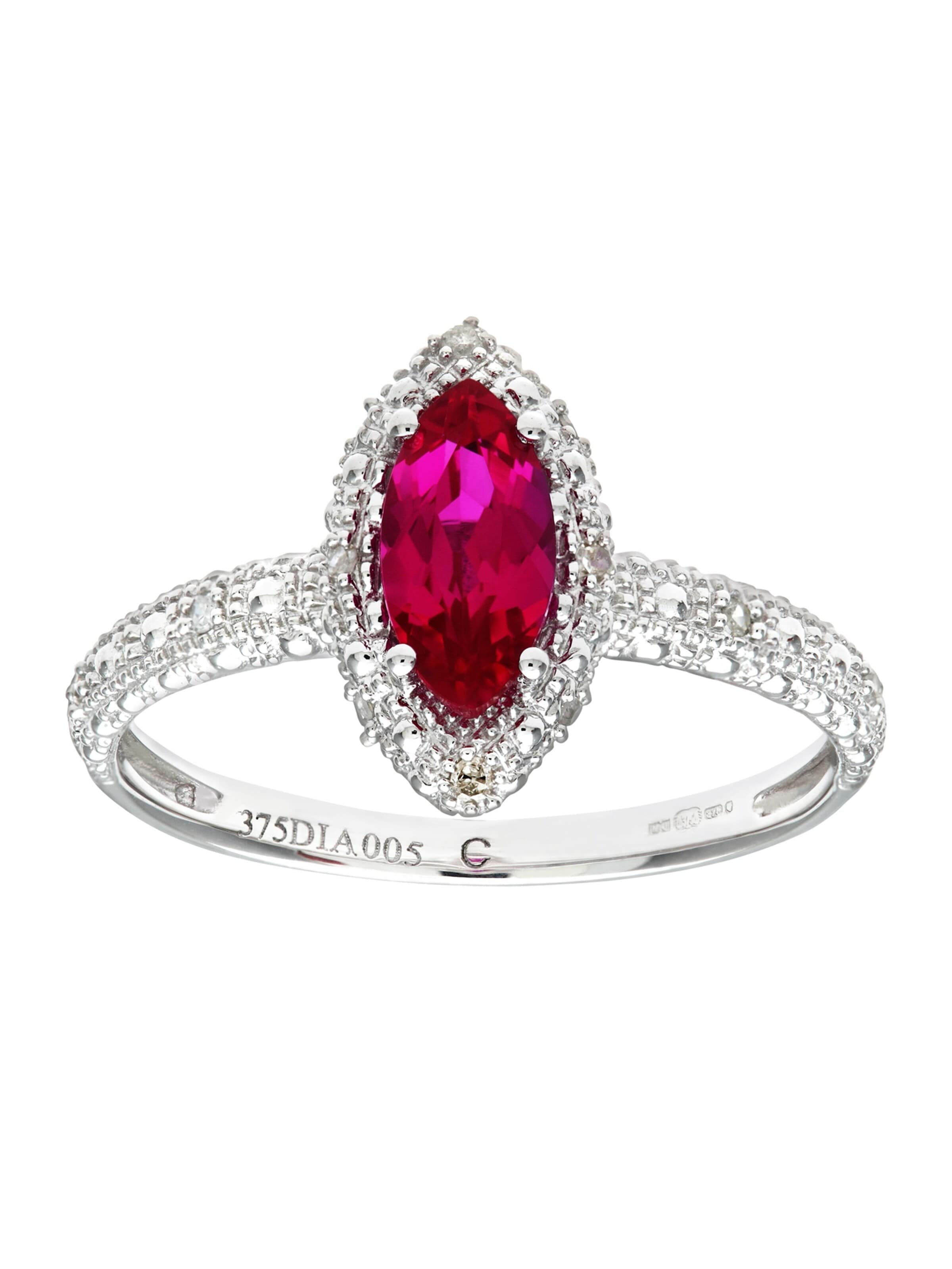 DIAMANT LETERNEL Ring in Silver: front