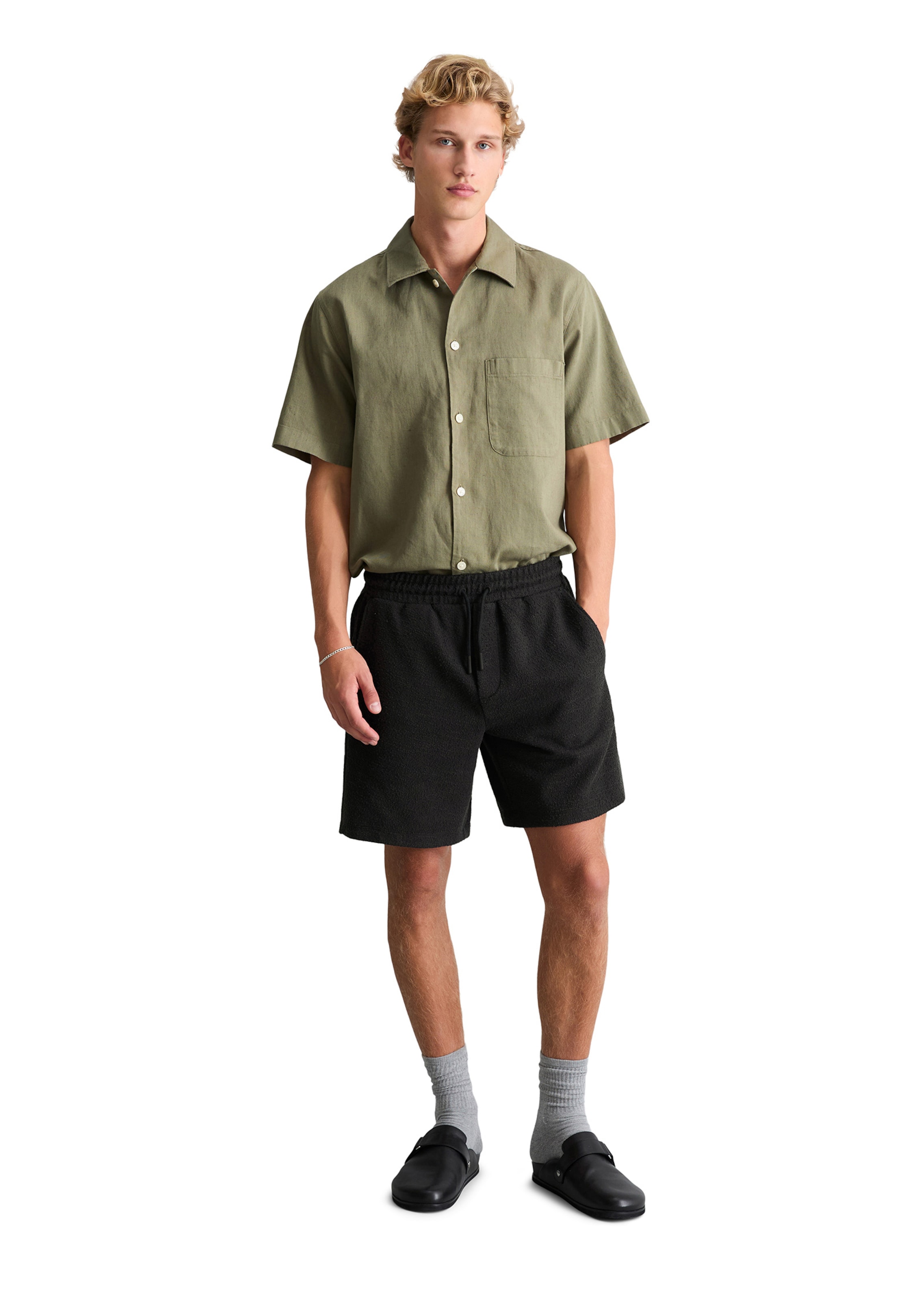 Marc O'Polo DENIM Regular Trousers in Black