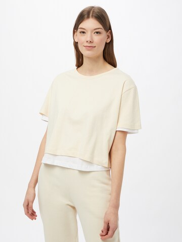 Urban Classics - Camiseta en blanco: frente