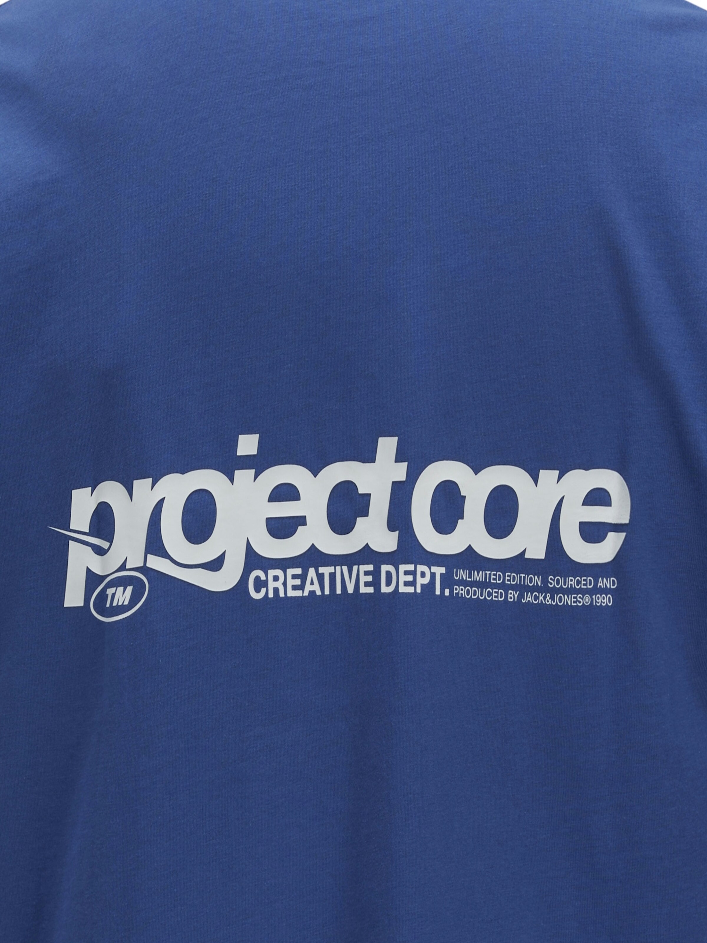 T-Shirt 'Union Back' Jack & Jones Junior en bleu