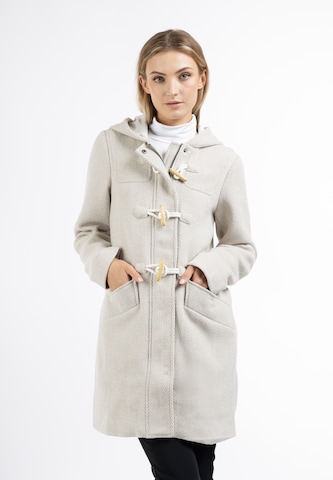 DreiMaster Klassik Between-seasons coat 'Nascita' in Beige: front