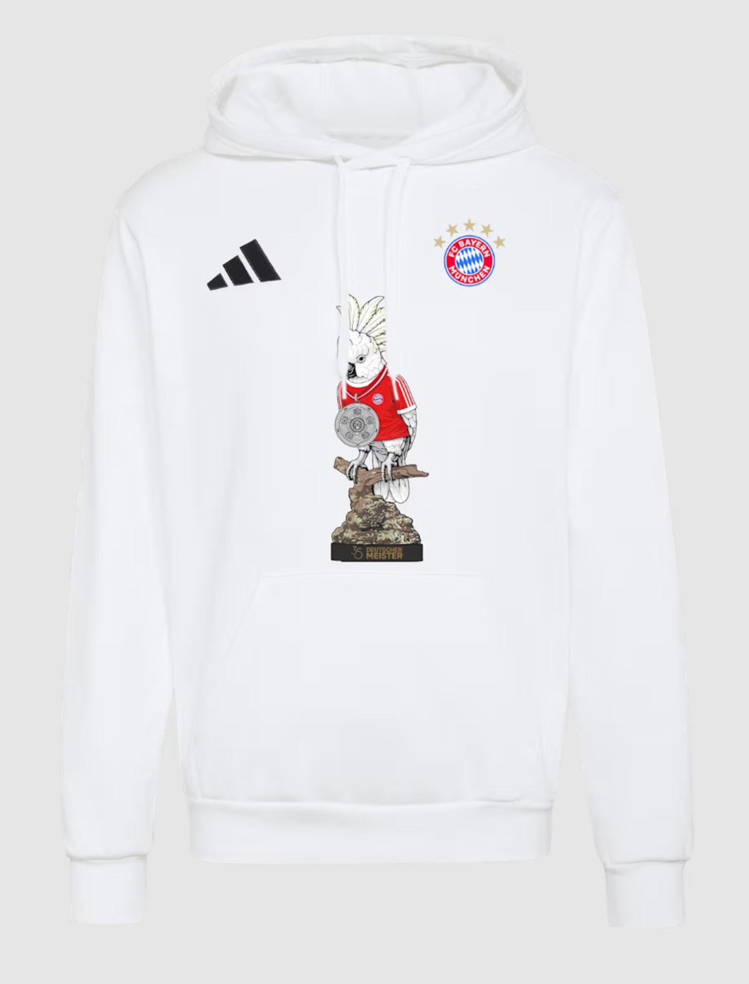 ADIDAS PERFORMANCE Sweatshirt in Red / White, Item view