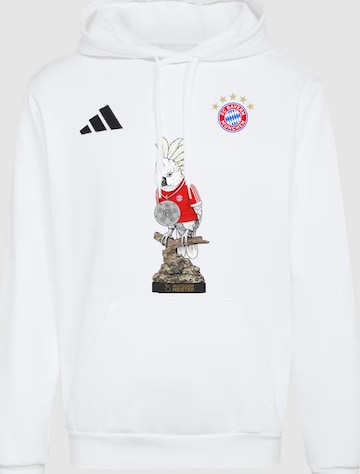ADIDAS PERFORMANCE Hoodie Deutscher Meister 2026 in Weiß: Vorderseite