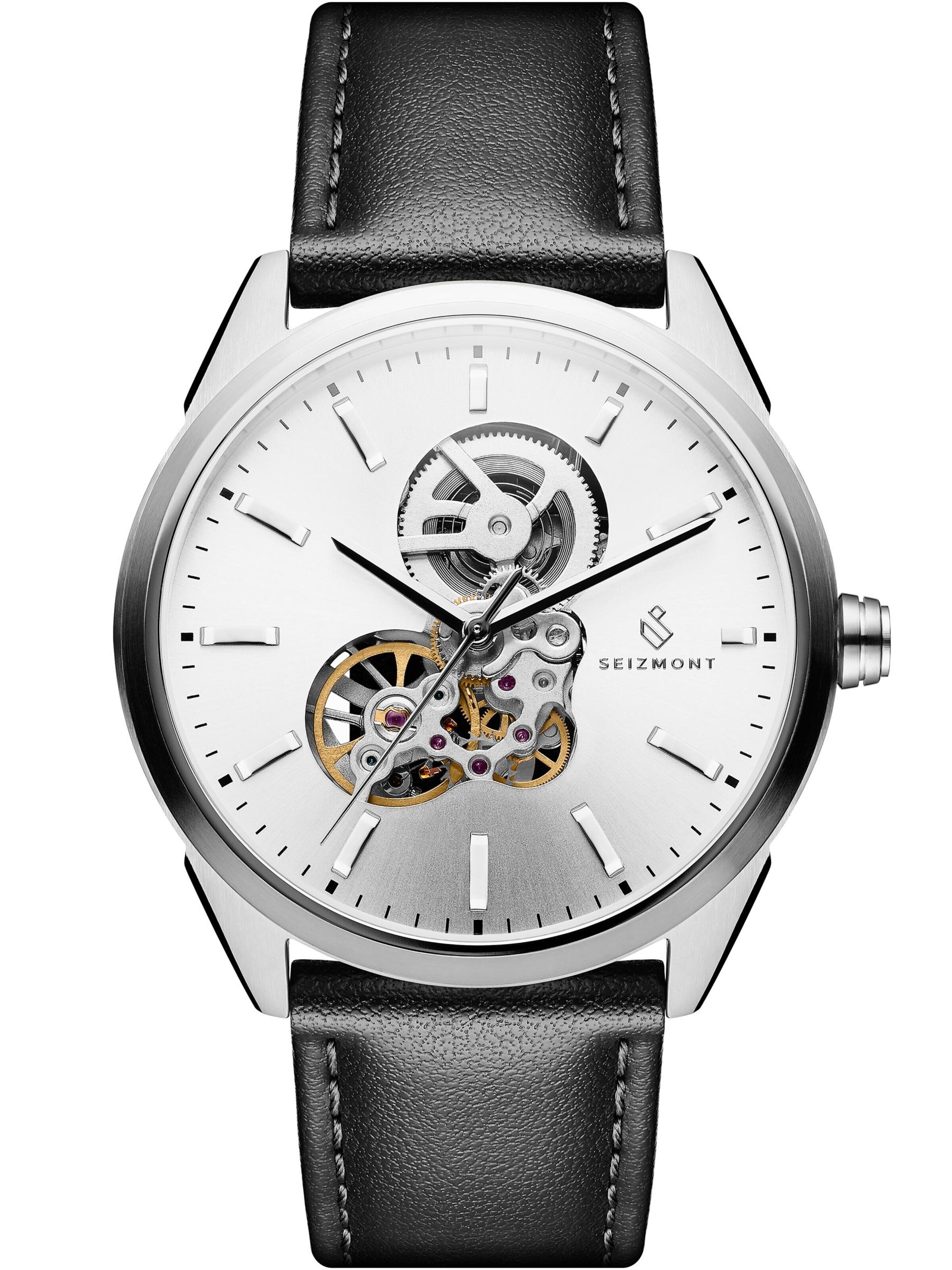 Seizmont Analog Watch 'Cor' in Black: front