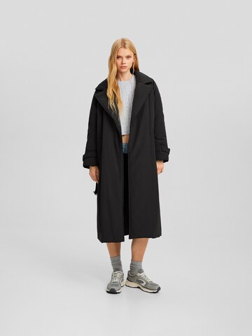 Bershka Between-Seasons Coat in Grey