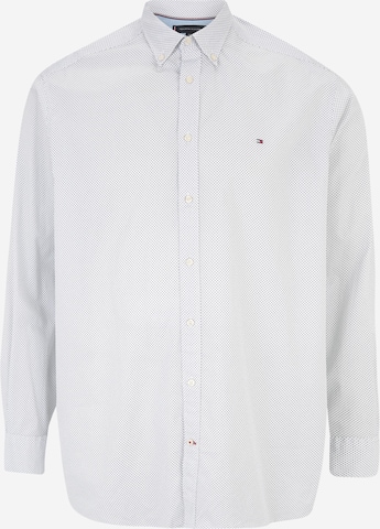 Tommy Hilfiger Big & Tall Regular fit Button Up Shirt in White: front