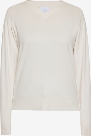 Pull-over usha BLUE LABEL en blanc : devant