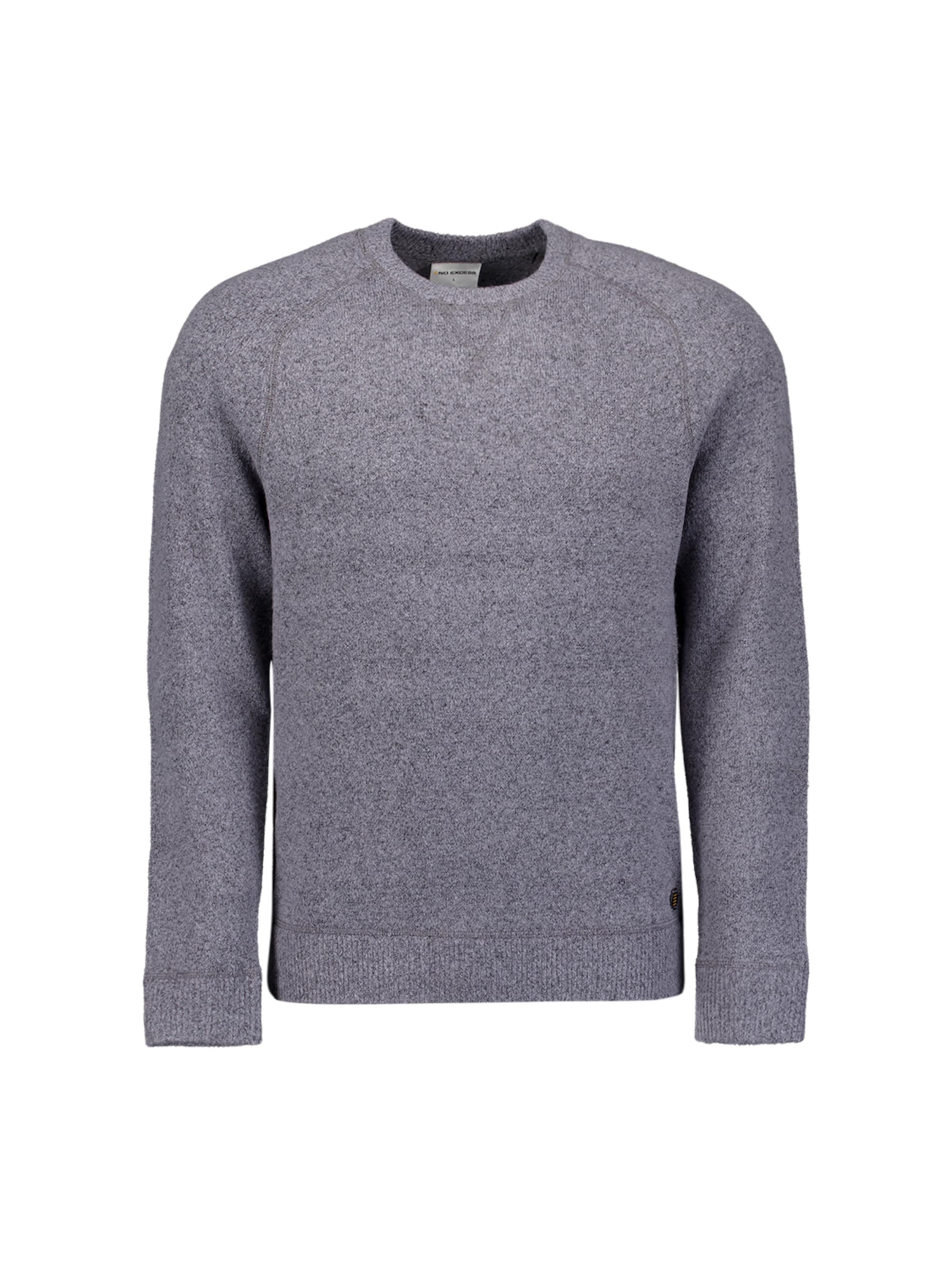 No Excess Pullover in Blau: Vorderseite