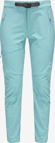 Haglöfs Slim fit Outdoor Pants 'Lizard' in Green: front