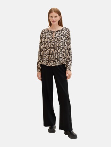 TOM TAILOR Blouse in Bruin