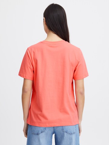 ICHI T-Shirt 'PALMER' in Orange