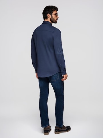 Ombre Regular fit Zakelijk overhemd in Blauw