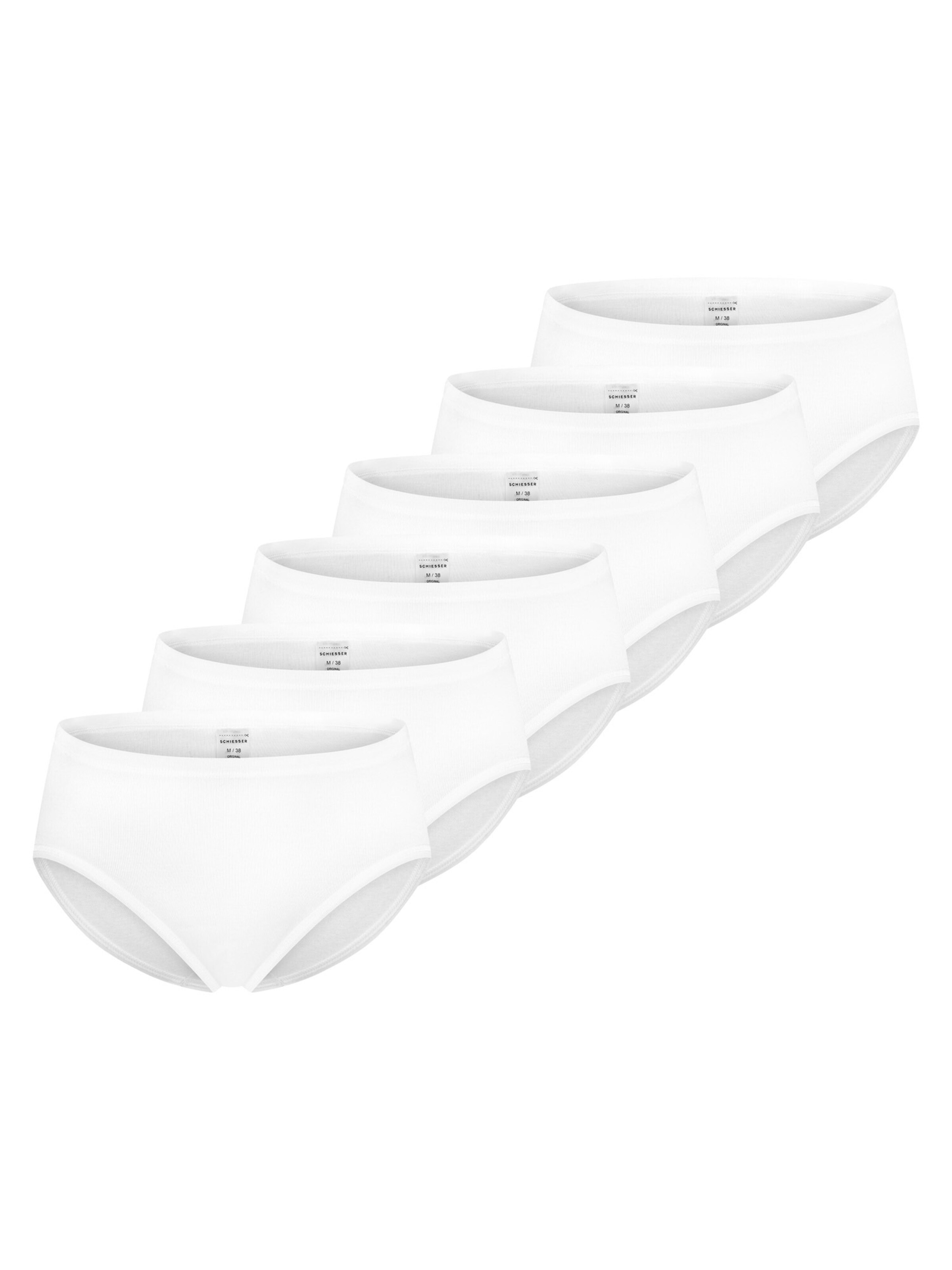 SCHIESSER Panty 'Original Classics Feinripp' in White: front