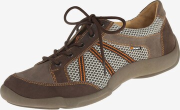 Binom Lace-Up Shoes in Brown: front