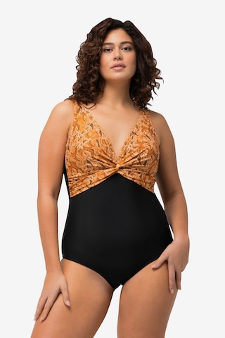 Triangle Maillot de bain Ulla Popken en noir : devant