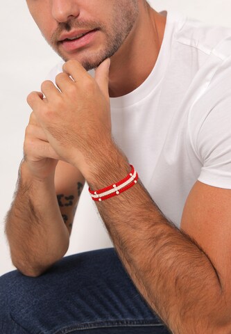 KUZZOI Bracelet 'Kugel' in Red: front