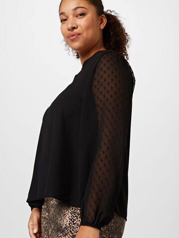 ABOUT YOU Curvy Blouse 'Vivian' in Zwart