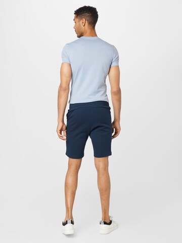 KnowledgeCotton Apparel Slimfit Shorts -  (GOTS) in Blau