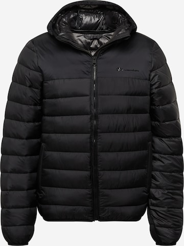 Champion Authentic Athletic Apparel Winter Jacket in Black: front