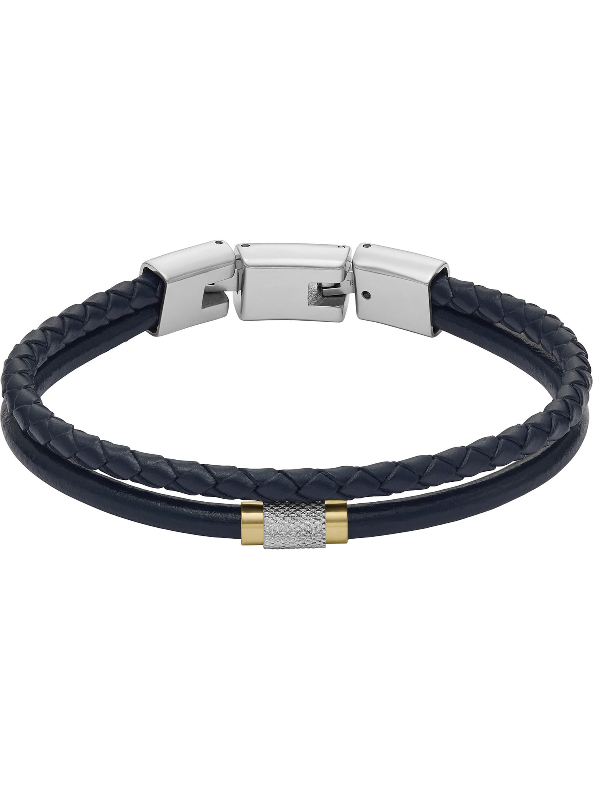 FOSSIL Гривна в синьо: отпред