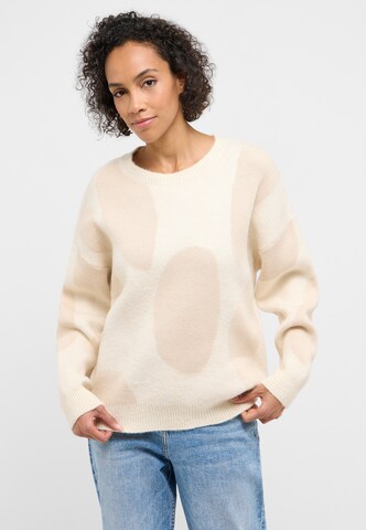 MUSTANG Sweatshirt 'Style Dana' in Beige: front