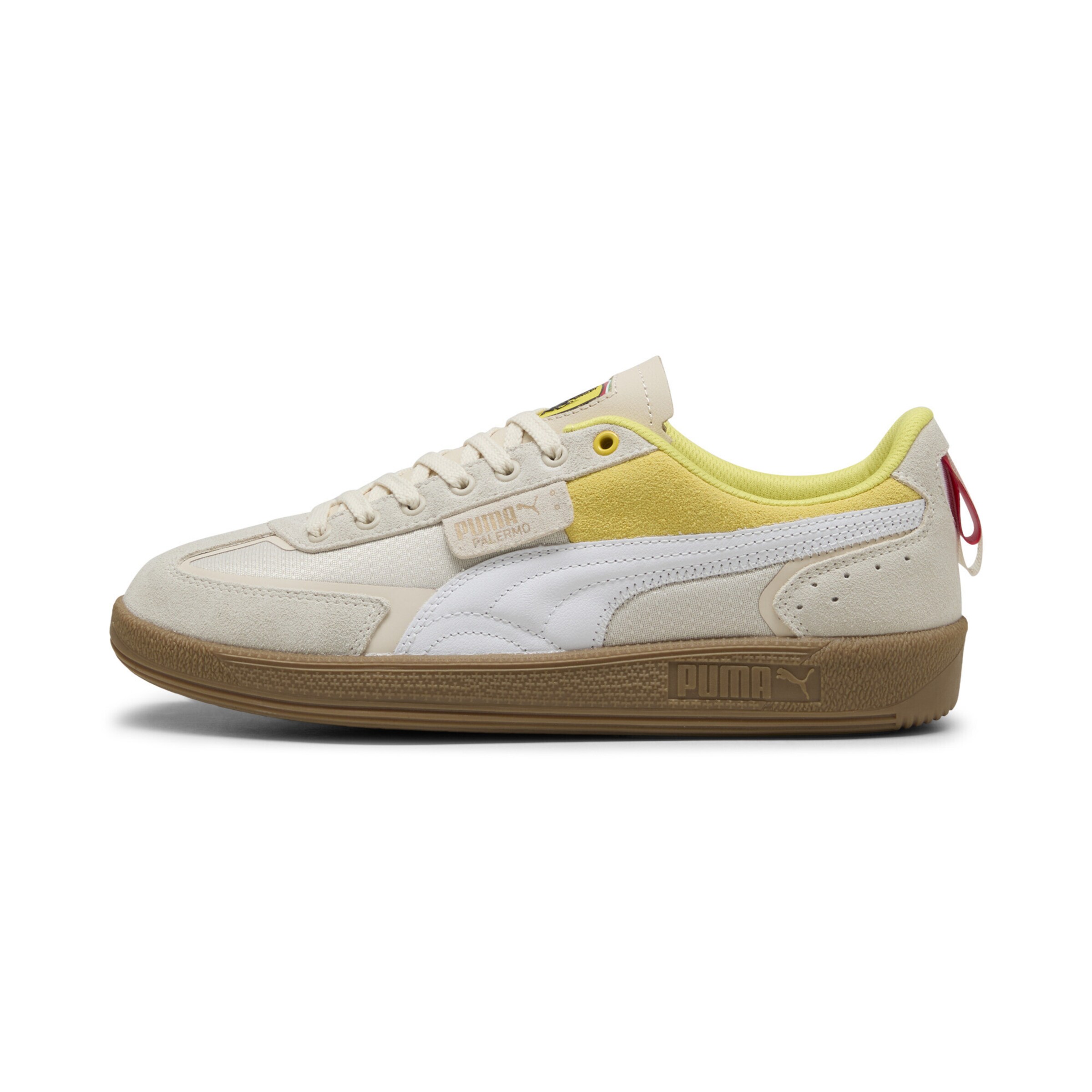 PUMA Platform trainers 'Scuderia Ferrari Palermo' in Beige / Yellow / White, Item view