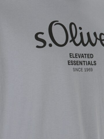 s.Oliver Men Big Sizes T-Shirt in Grau
