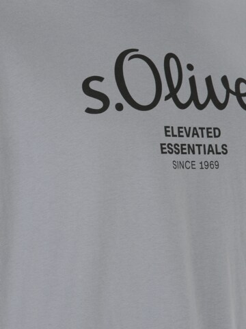 s.Oliver Men Big Sizes Shirt in Grey